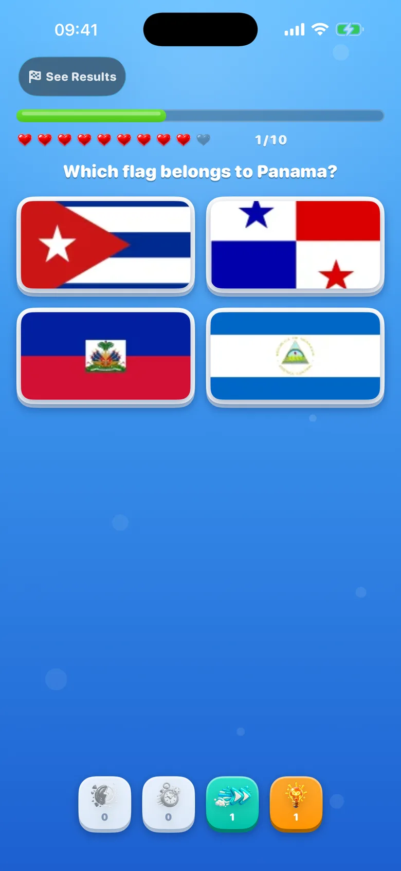 GeoClash live duel screen